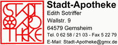 Logo der Gernsheimer Stadt-Apotheke